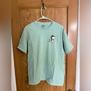 Peanuts Women’s Mint Green Snoopy T-Shirt